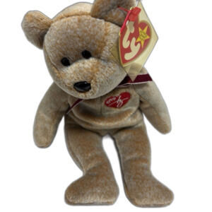 *RARE* TY ORIGINAL BEANIE BABY 1999 SIGNATURE BEAR